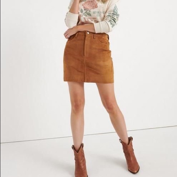 Lucky Brand Dresses & Skirts - Lucky brand suede skirt